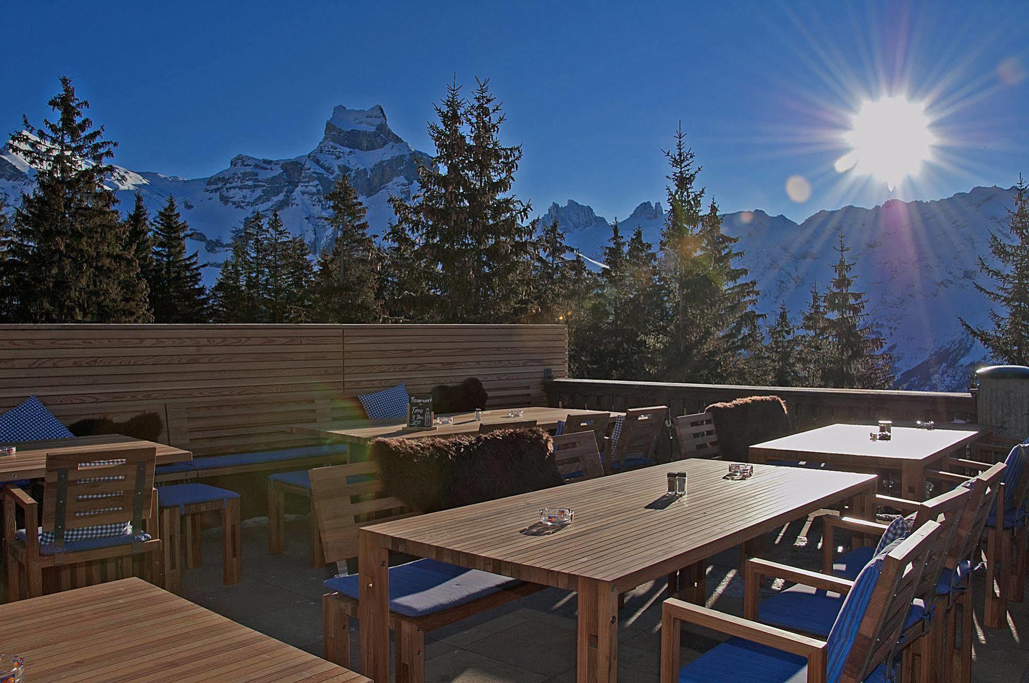 Berglodge Restaurant Ristis Engelberg Eksteriør bilde